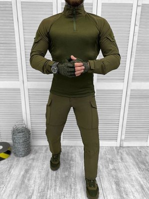 Тактичний військовий костюм Singl Sword ( Убакс + Штани ), Колір: Олива, Розмір: L 10089JTK фото